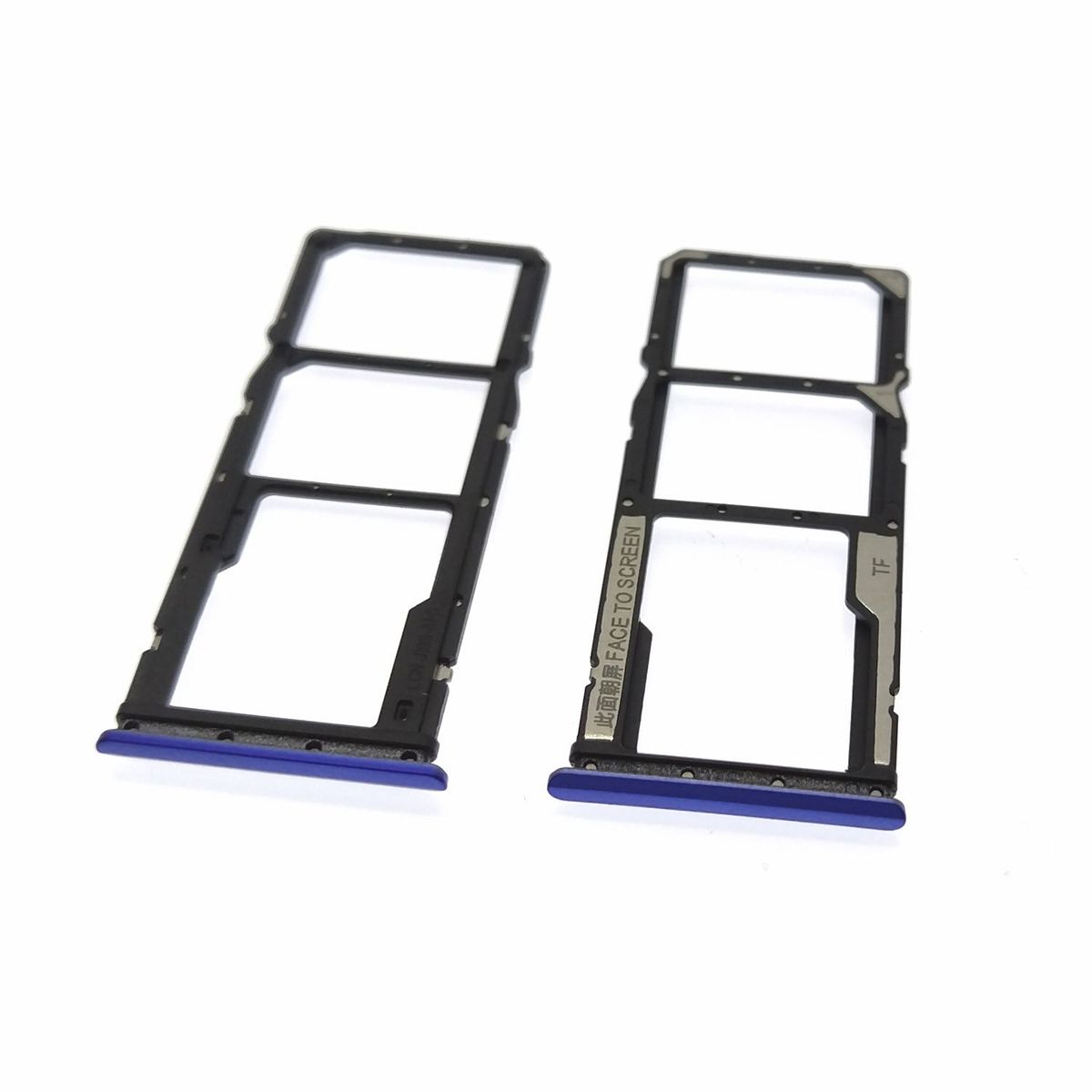 GENERICO - Repuesto Bandeja SIM Micro SD XIAOMI REDMI NOTE 9T - AZUL.