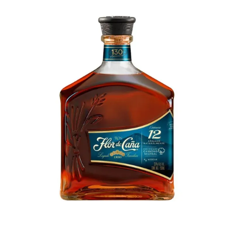 FLOR DE CAÑA - Ron FLOR DE CAÑA 12 años Botella 750ml