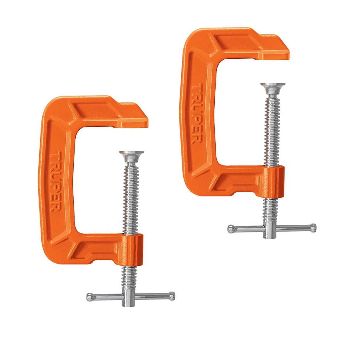 Truper - Prensa tipo C nodular carpintero 3 ", Truper Pack 2 unidades