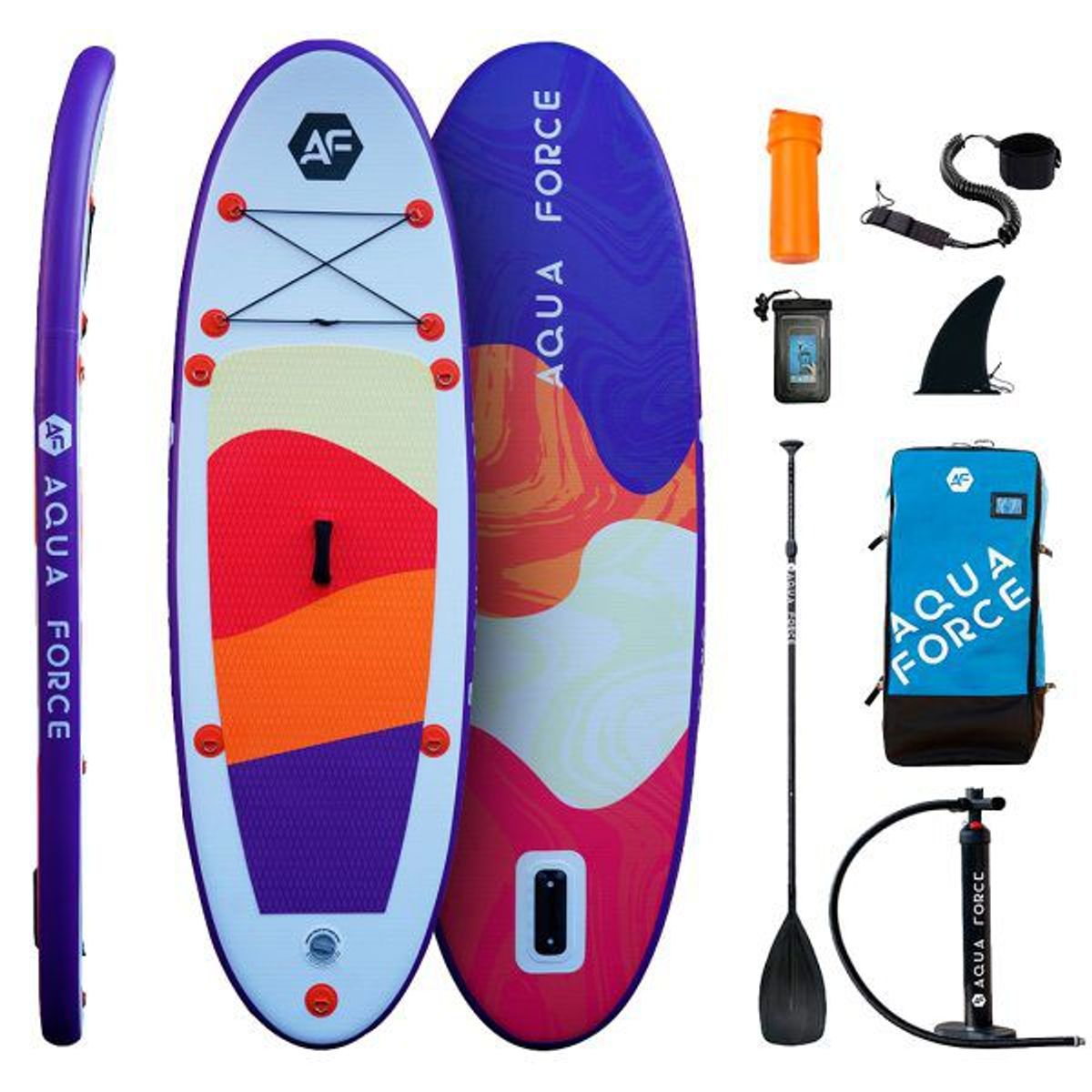 AQUA FORCE - Stand Up Paddle 8 ' 0 '' Sunrise - Doble Capa