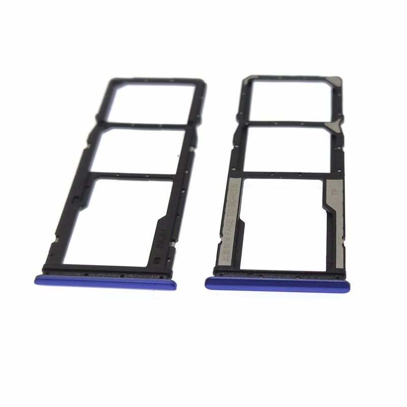 GENERICO - Repuesto Bandeja SIM Micro SD XIAOMI POCO M3 - AZUL.
