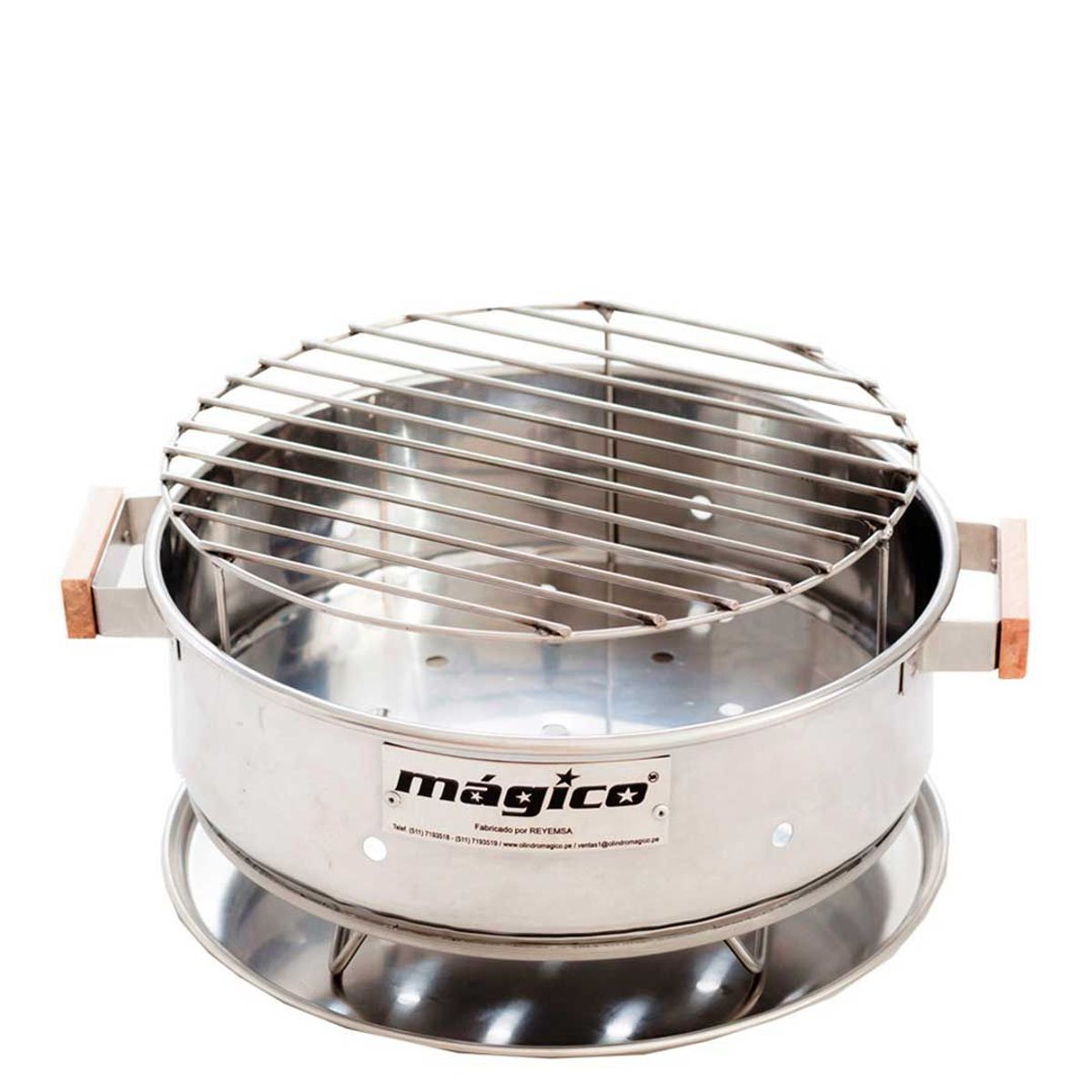 MAGICO - Mini Parrilla Magico Inoxidable Portatil