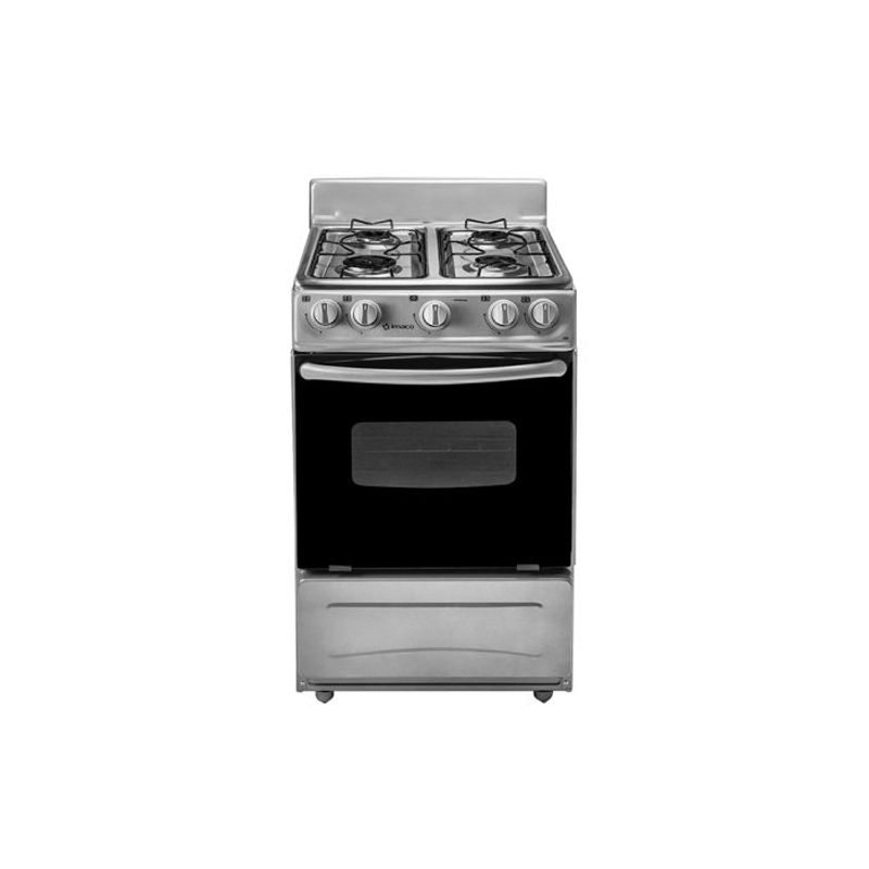 IMACO - COCINA DE PIE IMACO 4 QUEMADORES 50CM 400 GRIS