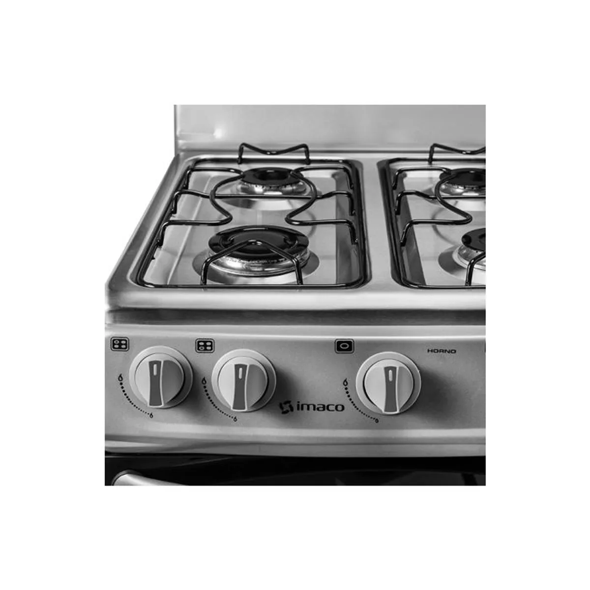 IMACO - COCINA DE PIE IMACO 4 QUEMADORES 50CM 400 GRIS