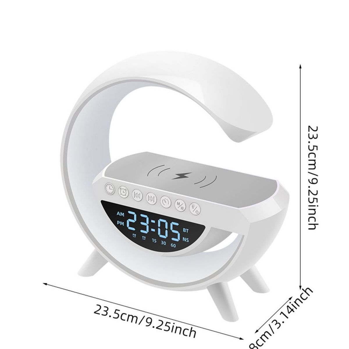 GENERICO - Parlantes Lampara Cargador Inalámbrica G 6 En 1