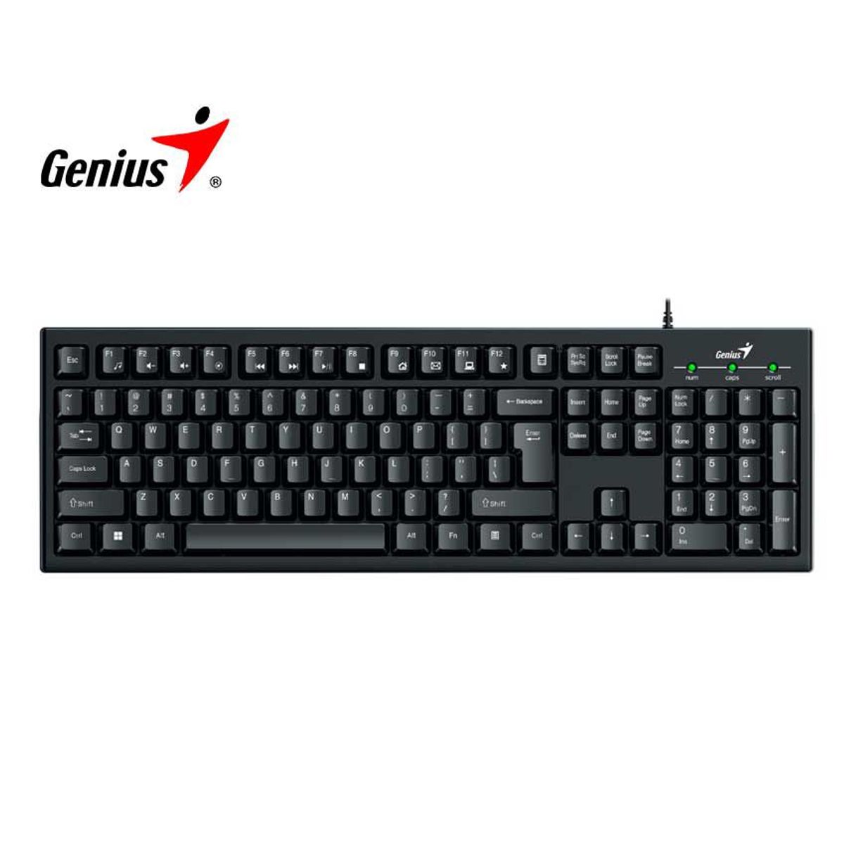 GENIUS - Teclado Cableado Genius SMART KB-100 USB - Negro
