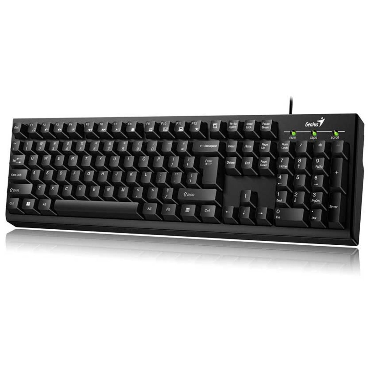 GENIUS - Teclado Cableado Genius SMART KB-100 USB - Negro