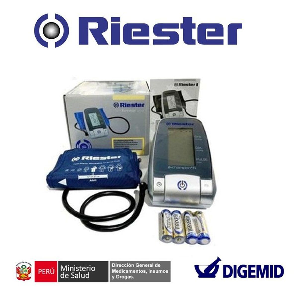 RIESTER - TENSIOMETRO DIGITAL DE BRAZO RIESTER - RI CHAMPION