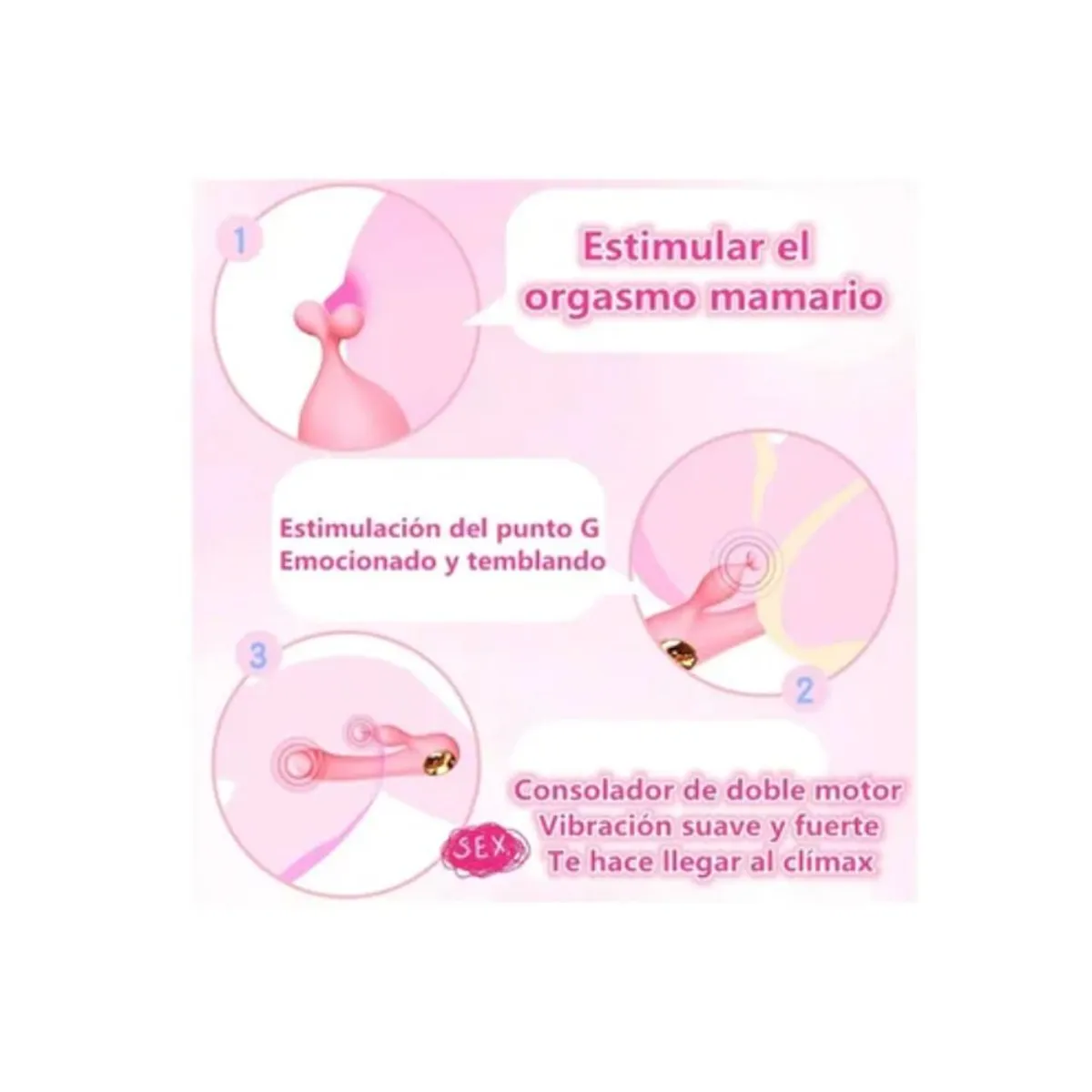 LILO - Vibrador Consolador Dildo Estimulador Punto G Juguete