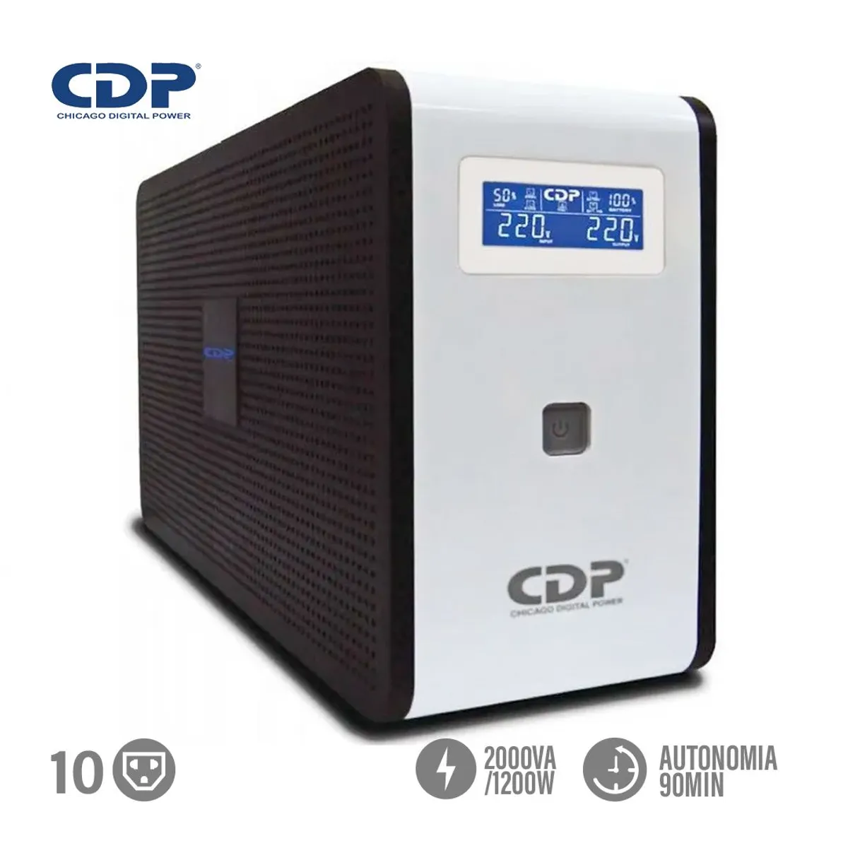 CDP - Ups CDP Inteligente R-SMART2010I 2000VA1200W Autonomía 90min 10salida