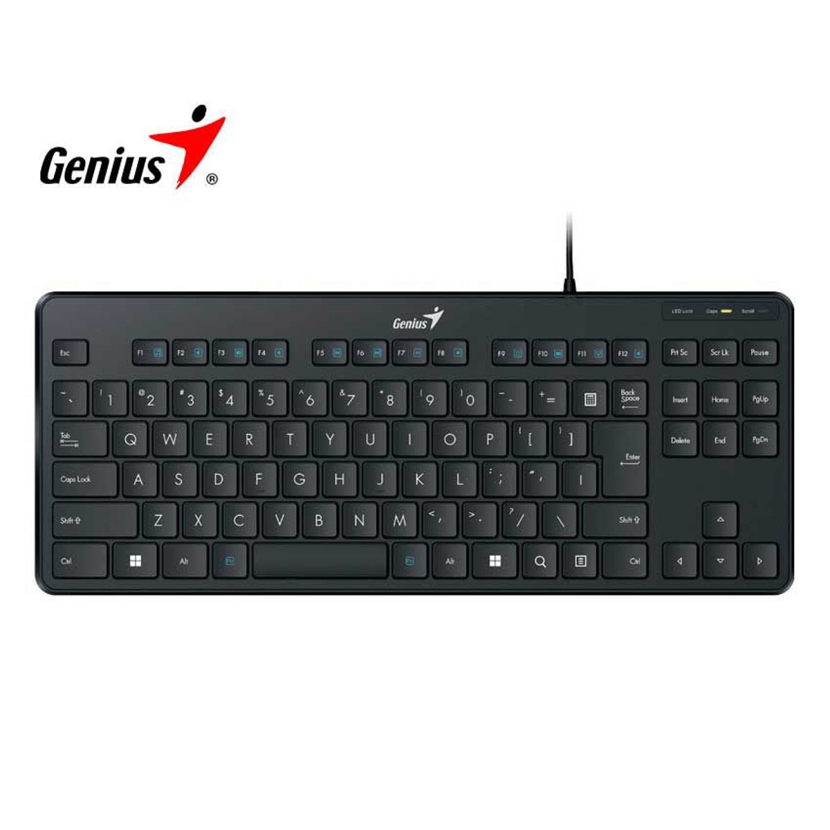 GENIUS - Teclado GENIUS TKL 80% LUXEMATE 110 USB - Negro