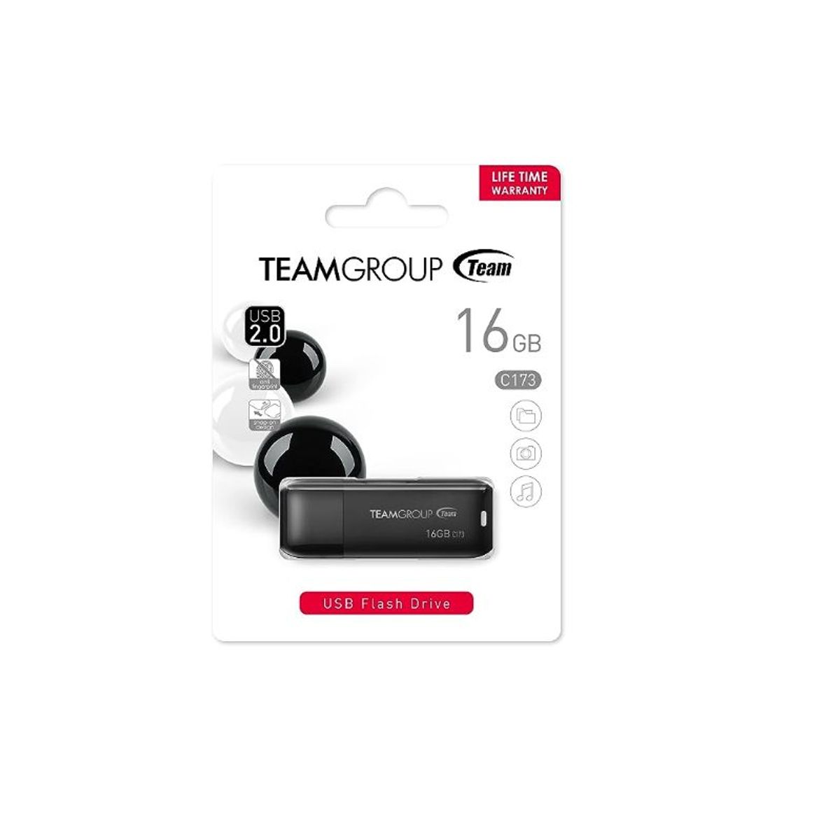 TEAM GROUP - Memoria Usb Flash drive 2.0 16gb  C153 - negro