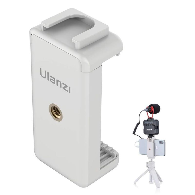 ULANZI - Adaptador de Celular a Trípode Ulanzi St-07 Blanco