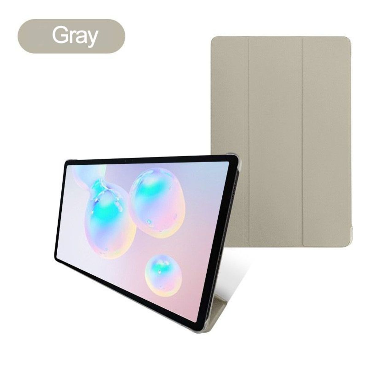 GENERICO - Funda Smart Cover Case Samsung Tab S6 Lite 10.4 SM-P610 P615 - Gris
