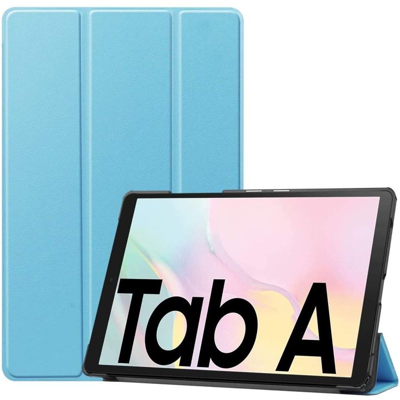 GENERICO - Funda Flip Smart Cover Case Samsung Tab A7 10.4 2020 SM-T500 - Celeste