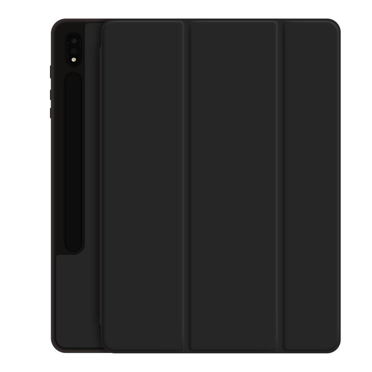 GENERICO - Funda Smart Cover Case Samsung Galaxy Tab S8 S7 11 - Negro