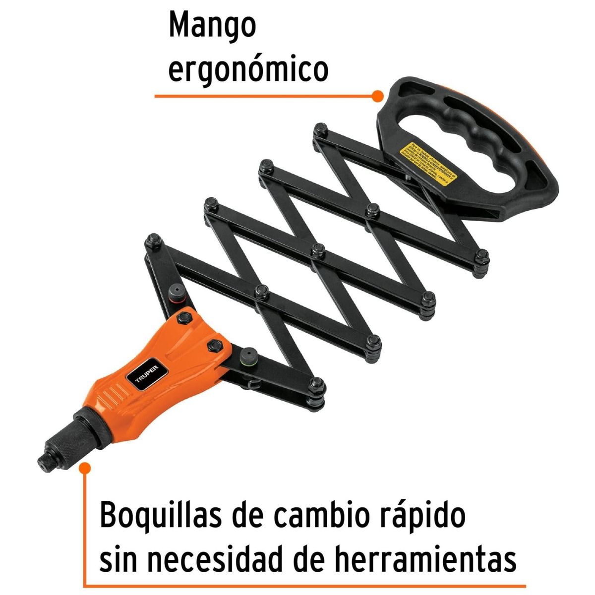 Truper - Remachadora tipo acordeón profesional Truper