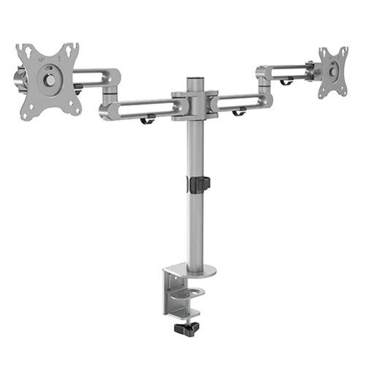 GENERICO - MONTECH- Rack Soporte de Aluminio para 2 monitores 17 a 32 pulg