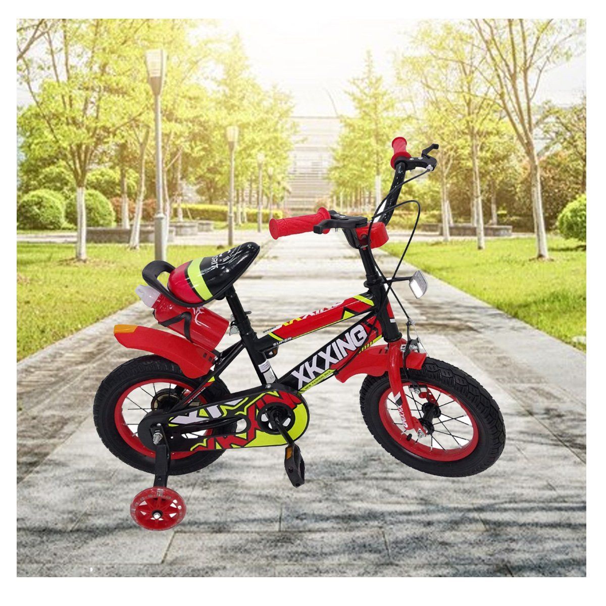 GENERICO - Bicicleta Para Niño Infantil Kids Aro 12 Sport Timbre Rojo