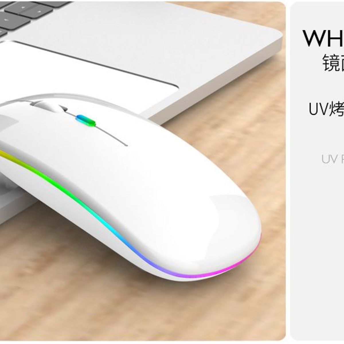 GENERICO - Mouse Bluetooth Dual para Celulares Tablets Ipad PC Laptops