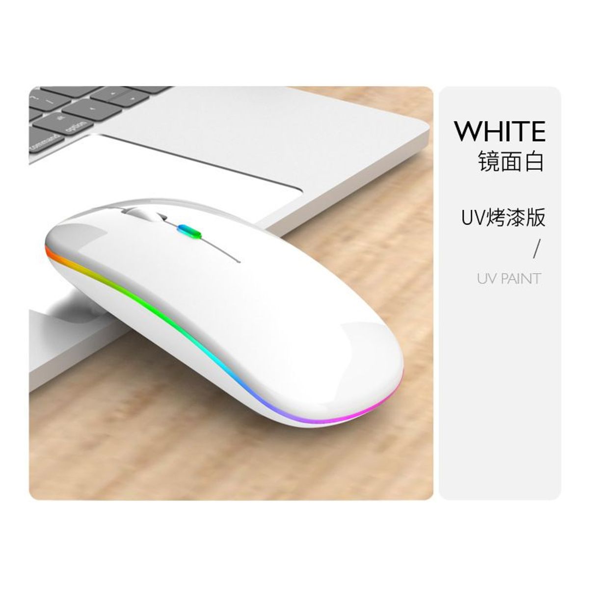 GENERICO - Mouse Bluetooth Dual para Celulares Tablets Ipad PC Laptops