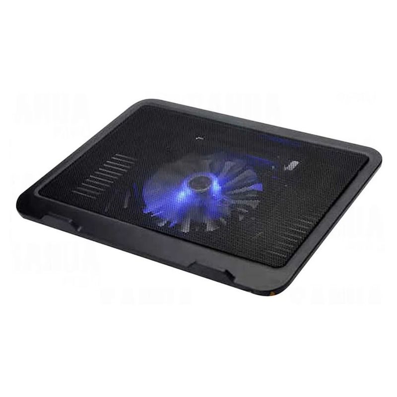 IBLUE - iBLUE H19BK Base con Cooler para Laptop 14” con Luz Led Azul - Negro