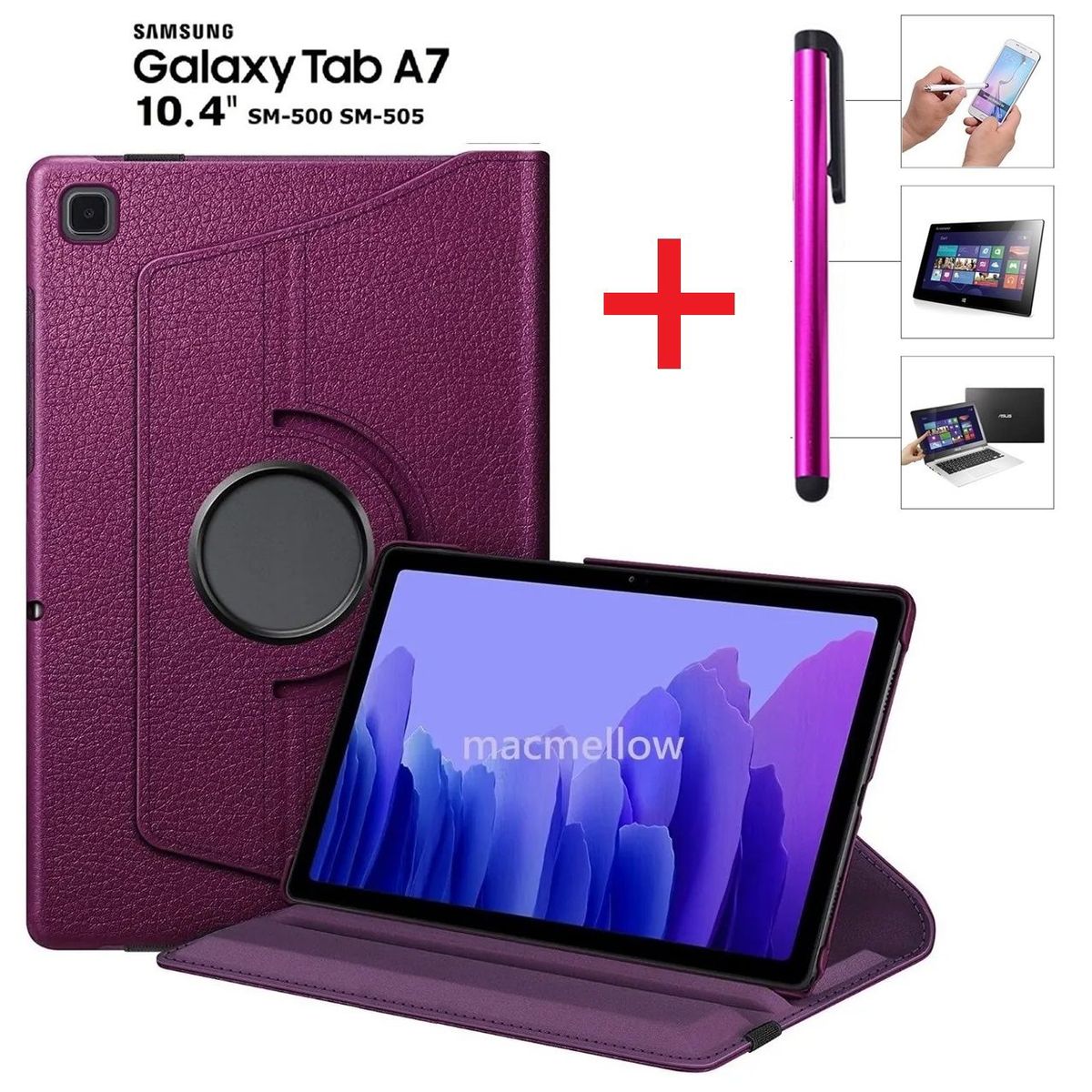 GENERICO - Funda Case con Lapiz Tactil para Samsung Tab A7 10,4 SM-T500 Cover