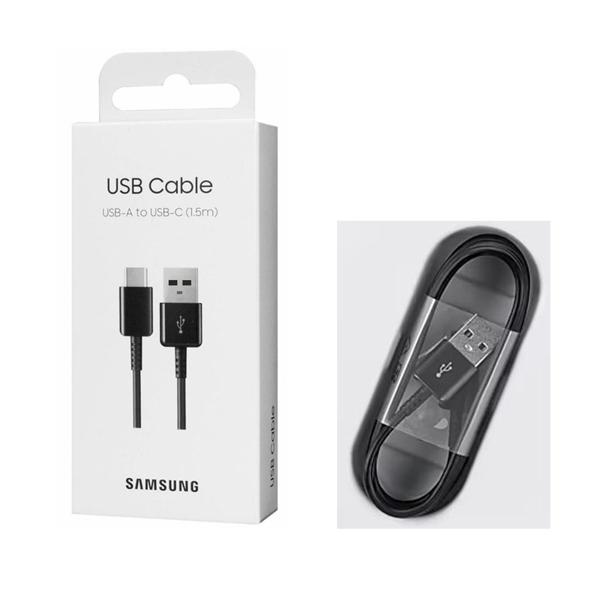 SAMSUNG - Cable Samsung de Carga y datos EP-DG930IBEGWW 1.5 M USB-A A USB-C