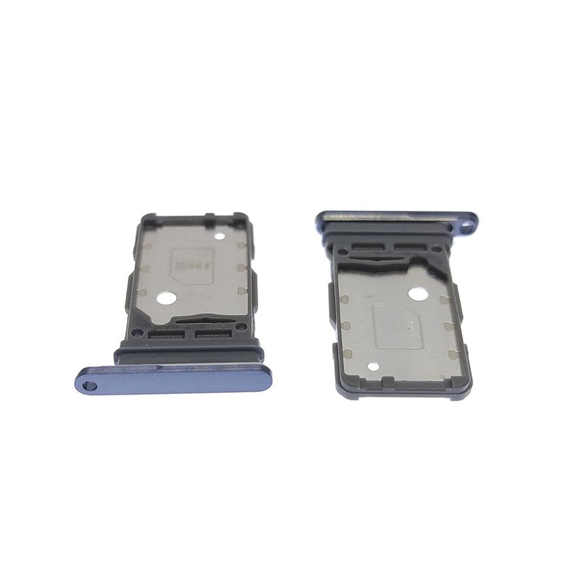 GENERICO - Repuesto Bandeja SIM Micro SD SAMSUNG S21 PLUS ULTRA - AZUL.