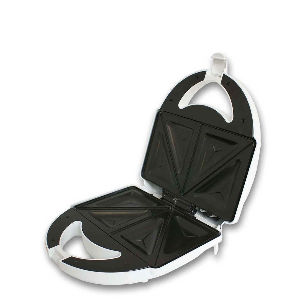 RECORD - Sandwichera Eléctrica RECORD Antiadherente Blanca REC-CLSBL100