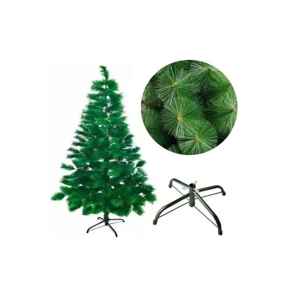 GENERICO - Árbol Navidad Pino Verde SEMICOPOSO de 1 ,80metro