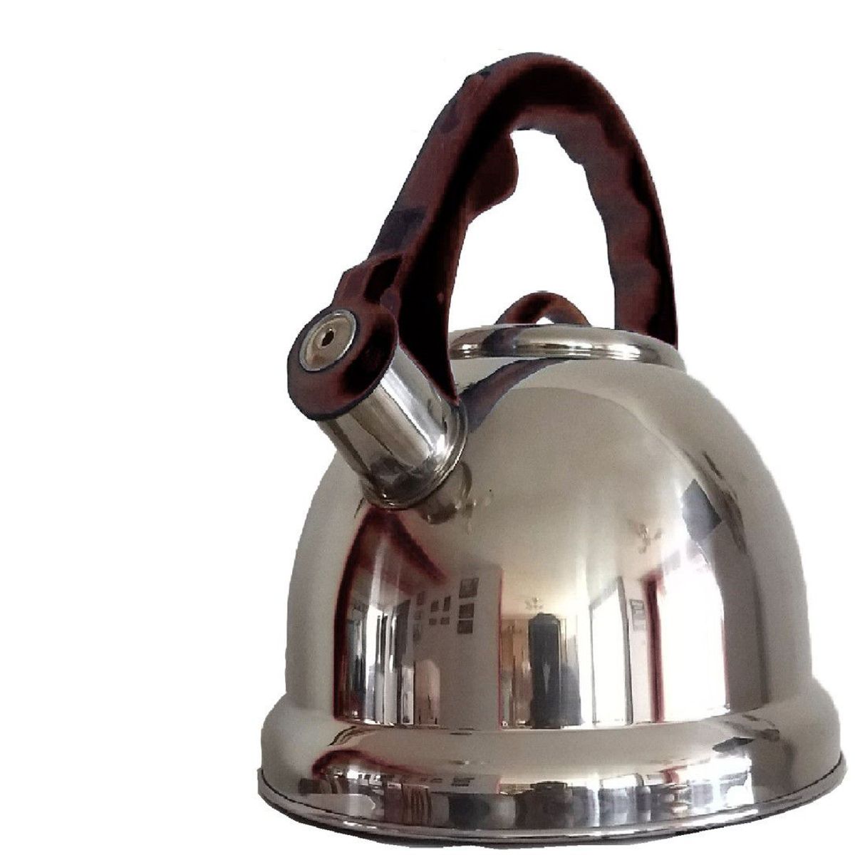 GENERICO - Tetera 2.5 Litros Acero Inoxidable FLAMBERG Negro