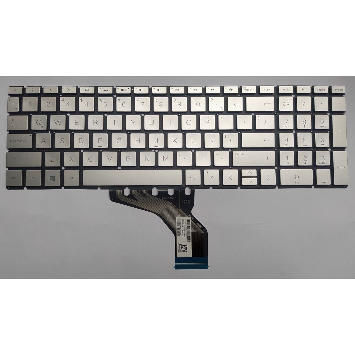 GENERICO - Teclado para Laptop HP 250-G8. 250-G7.  255-G7. 255-G8. Retroiluminado