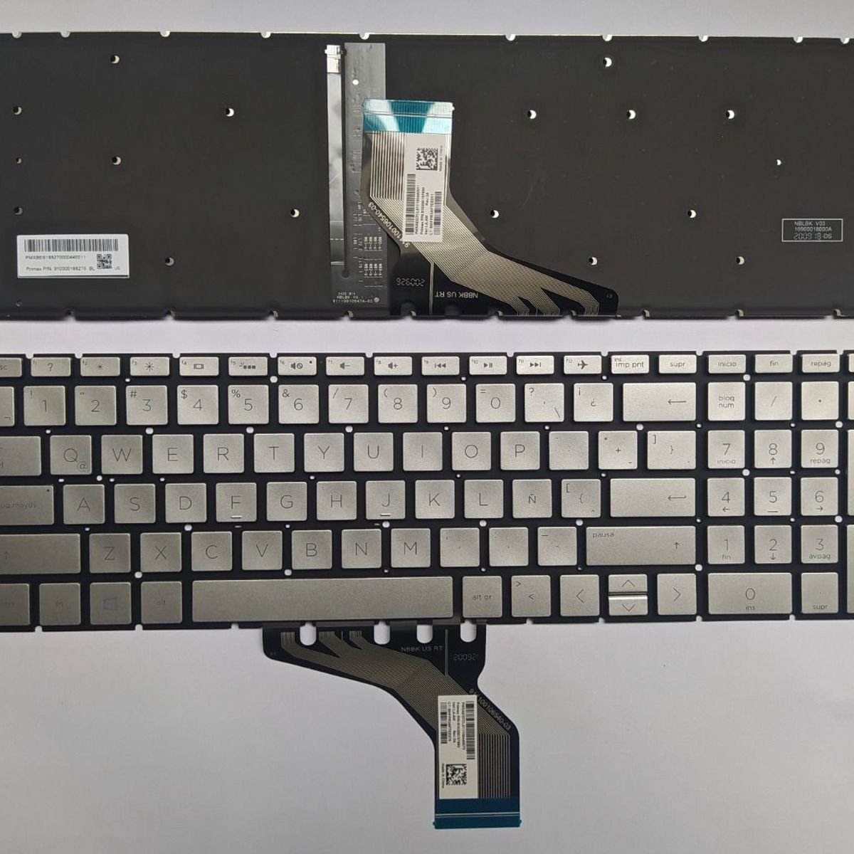 GENERICO - Teclado para Laptop HP 250-G8. 250-G7.  255-G7. 255-G8. Retroiluminado