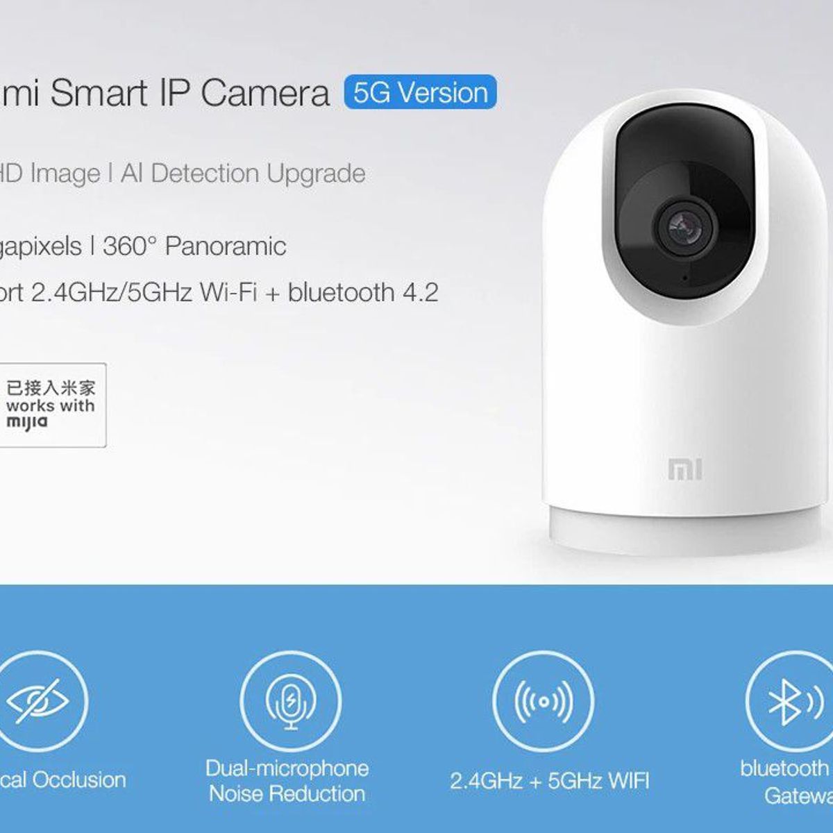 XIAOMI - Camara Xiaomi Mi 360° Home Security 2K Pro - MJSXJ06CM