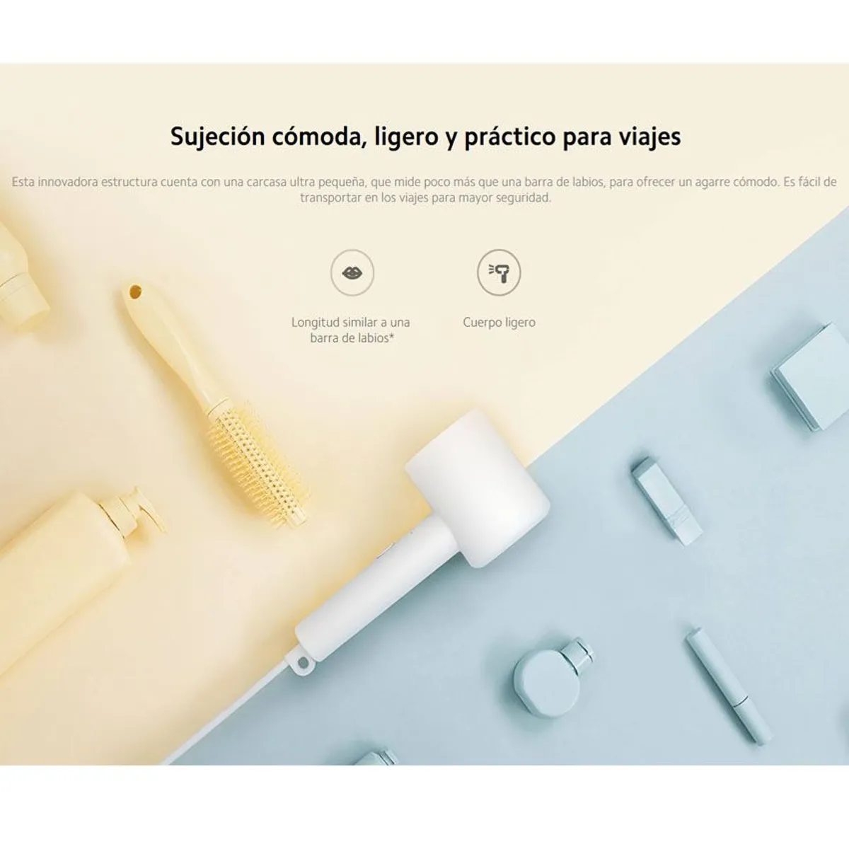 XIAOMI - Secadora de Cabello Xiaomi Mi Ionic Hair Dryer H300