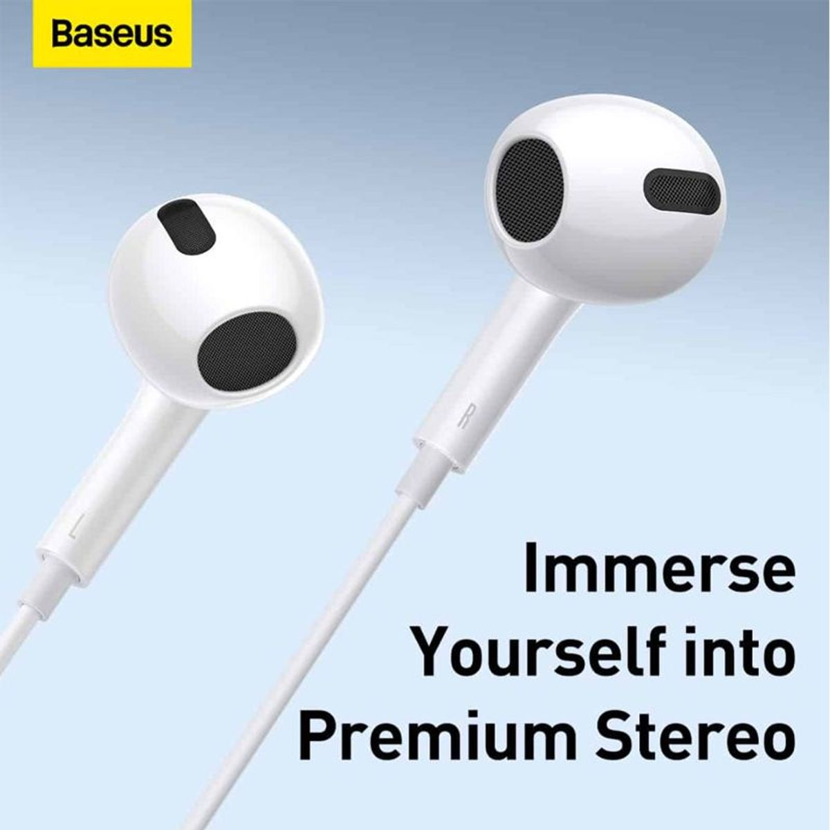 BASEUS - Audifonos Baseus H17 Jack 35mm C Microfono Para Xiaomi Samsung Android Apple