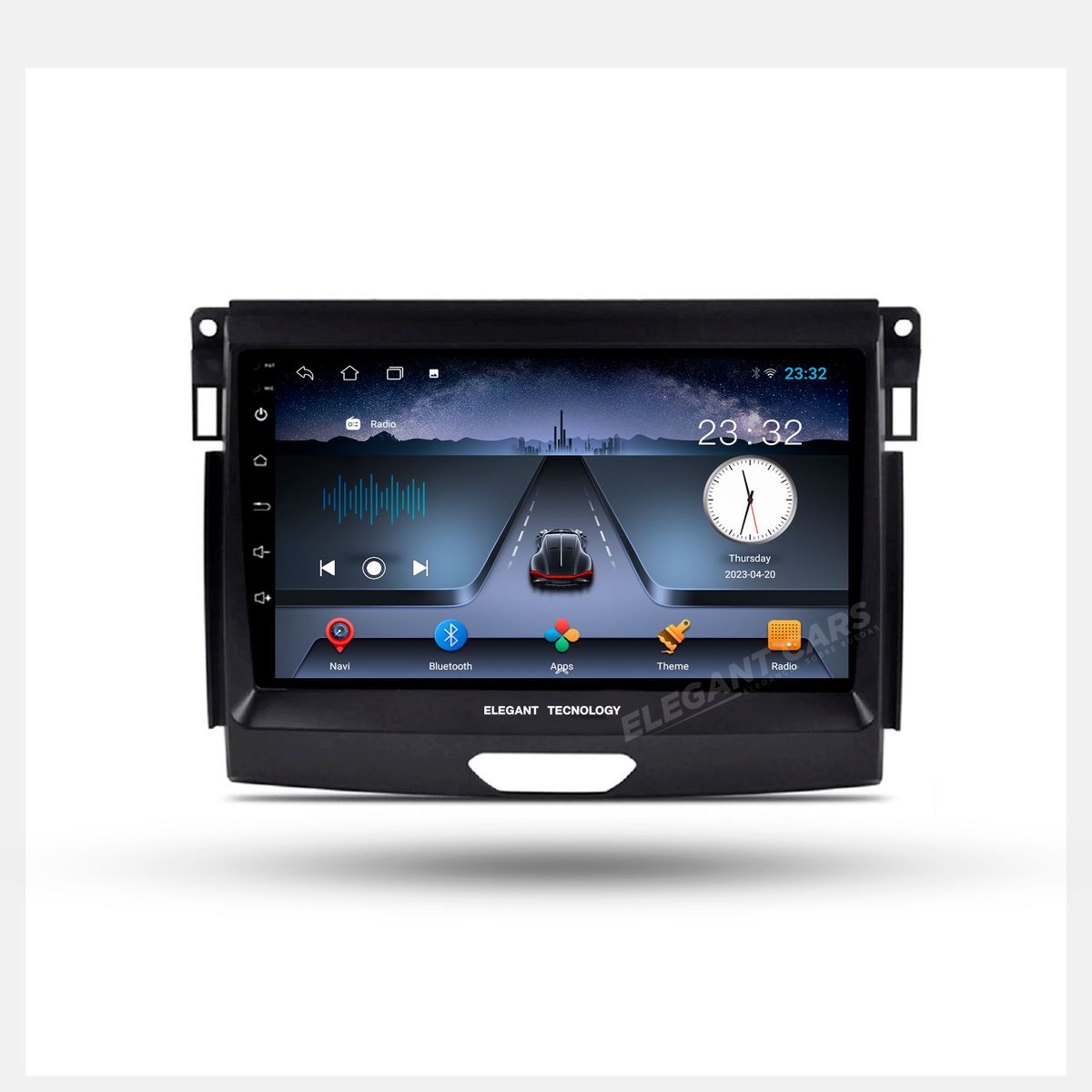 GENERICO - Autoradio Android Pantalla Ford Ranger 2015 – 2022 Carplay +Auto 4GB +64GB