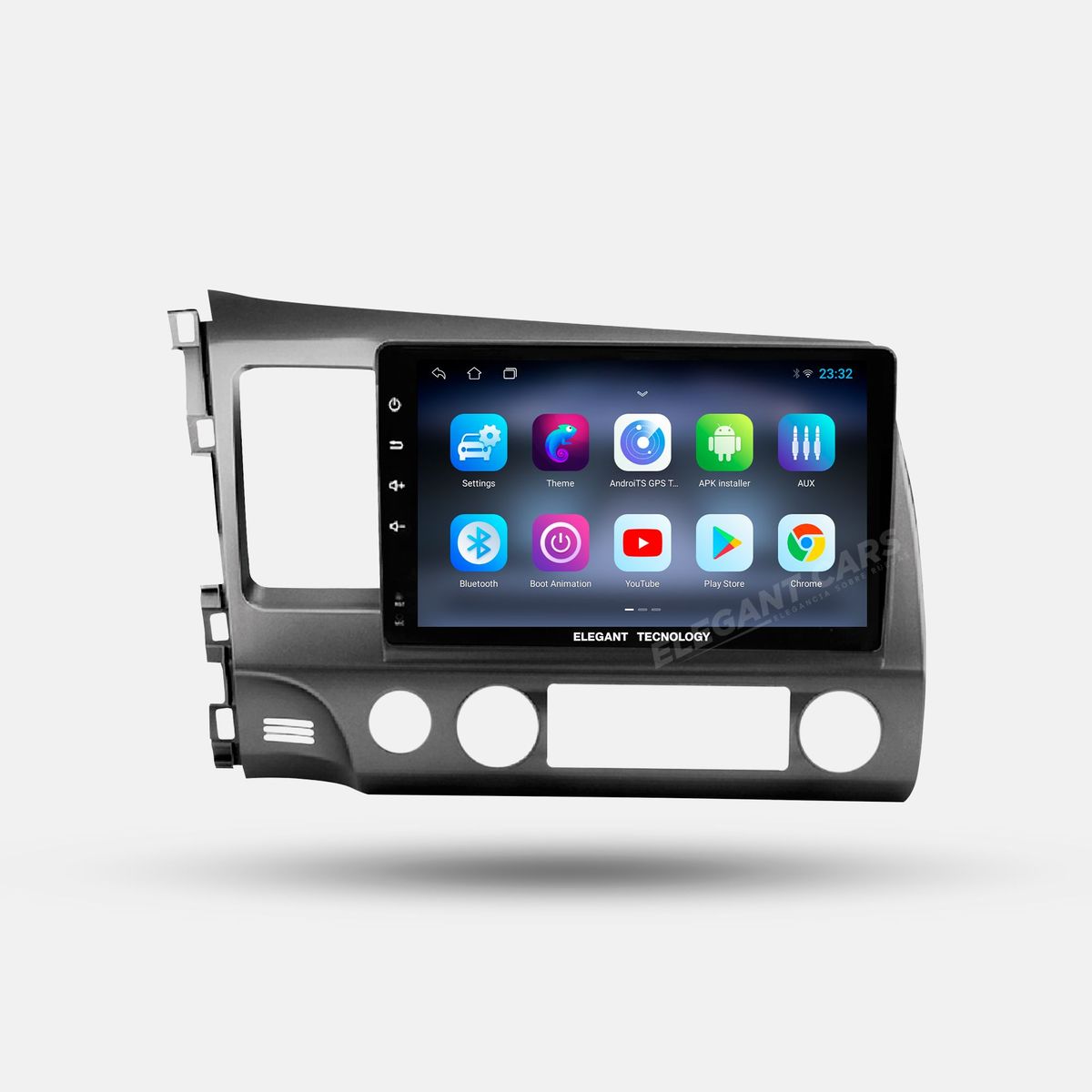 GENERICO - Autoradio Android Pantalla Honda Civic 2006-2012 Carplay +Auto 4GB +64GB