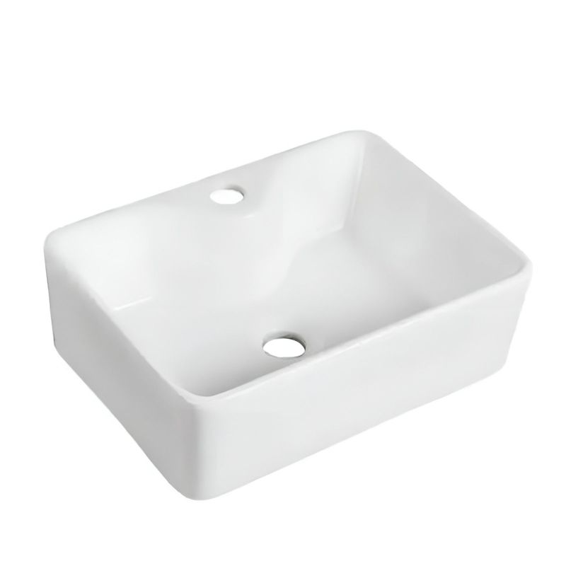 IMPORTADO MC - LAVAMANOS BOWL PARA SOBREPONER CONTEMPORANEO BLANCO