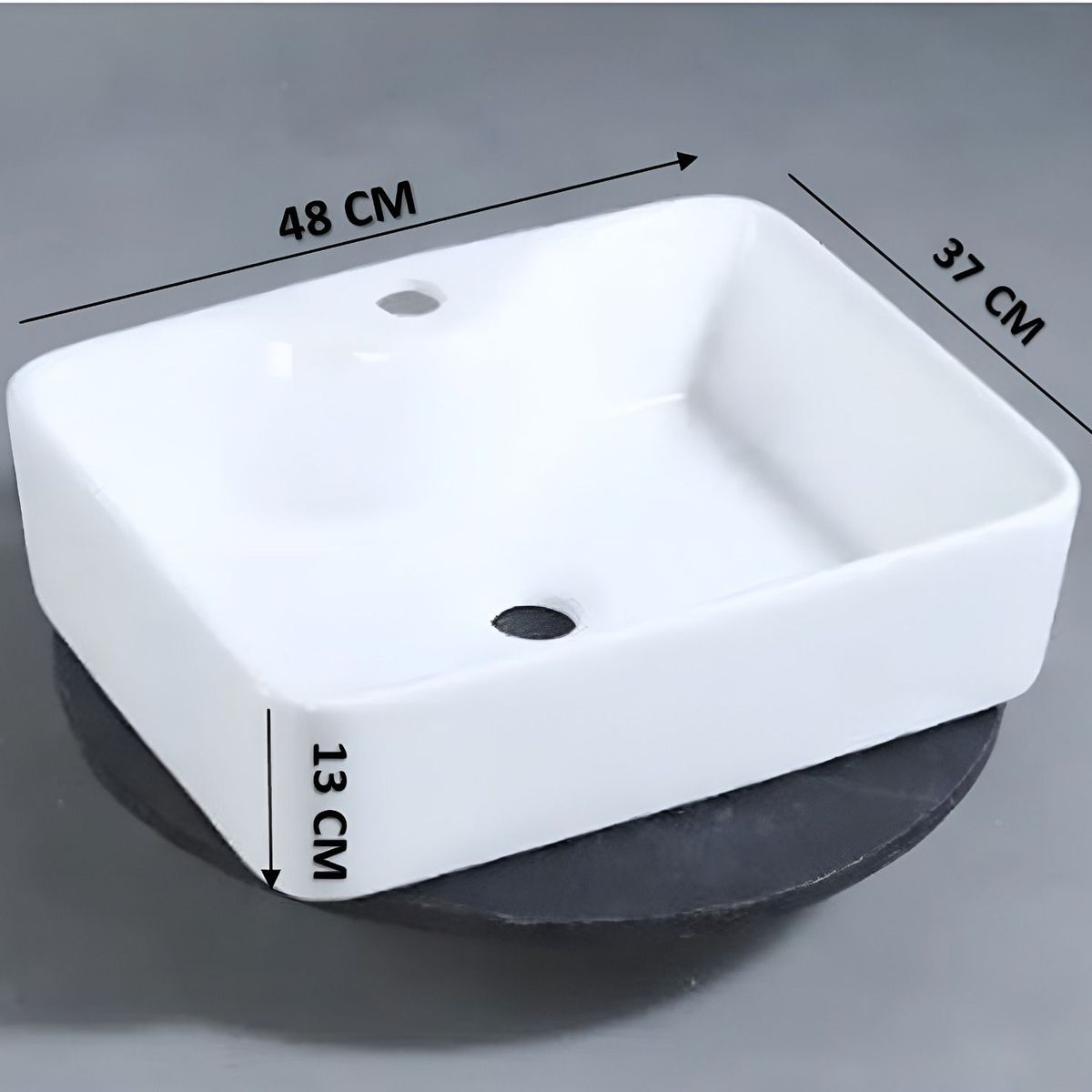 IMPORTADO MC - LAVAMANOS BOWL PARA SOBREPONER CONTEMPORANEO BLANCO