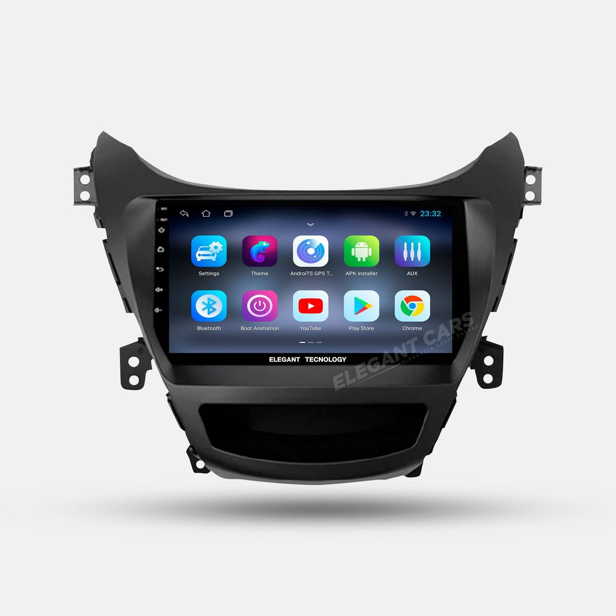GENERICO - Autoradio Android Pantalla Hyundai Elantra 2011-2013 Carplay +Auto 4GB +64GB