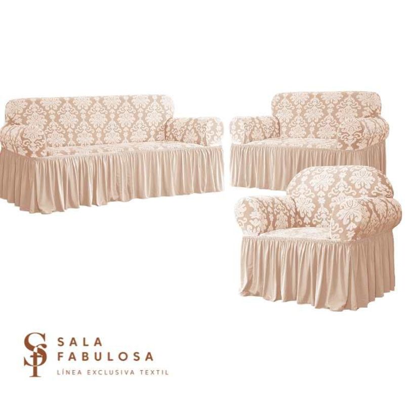 SALA FABULOSA - Funda de mueble labrado 3-2-1 MAIZ Sala fabulosa