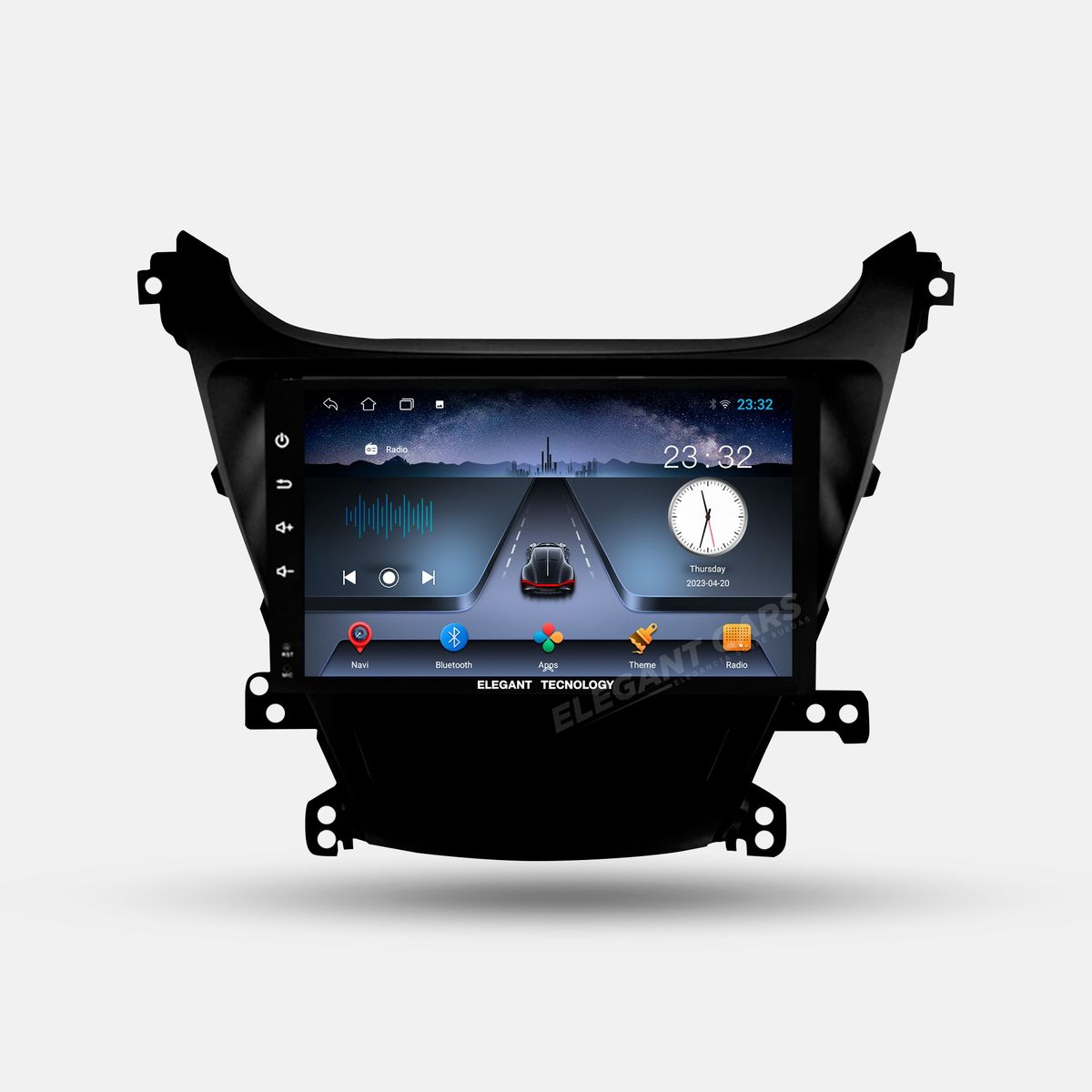 GENERICO - Autoradio Android Pantalla Hyundai Elantra 2014-2015 Carplay +Auto 4GB +64GB