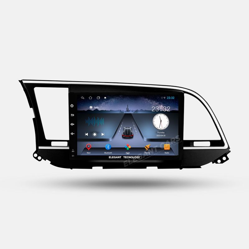 GENERICO - Autoradio Android Pantalla Hyundai Elantra 2016-2018 Carplay +Auto 4GB +64GB