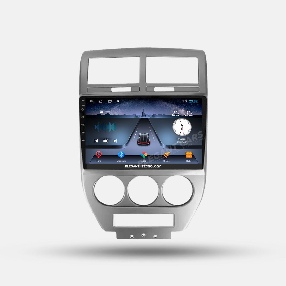 GENERICO - Autoradio Android Pantalla Cherokee Sport Latitude 2014-2019 Carplay +Auto 4GB +64GB