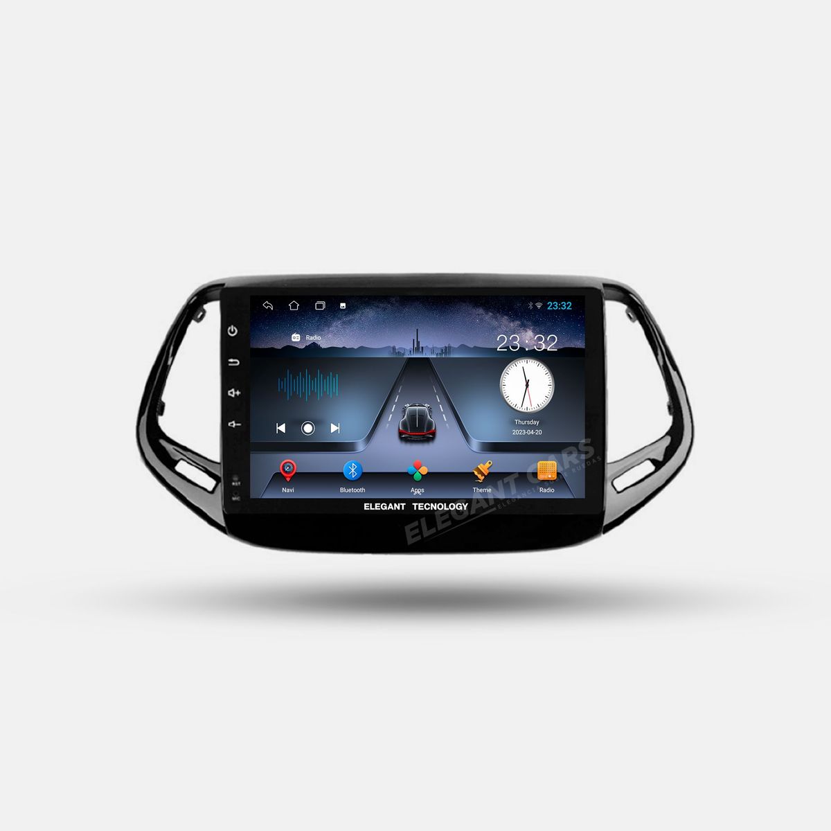 GENERICO - Autoradio Android Pantalla Jeep Compass 2016-2020 Carplay +Auto 4GB +64GB