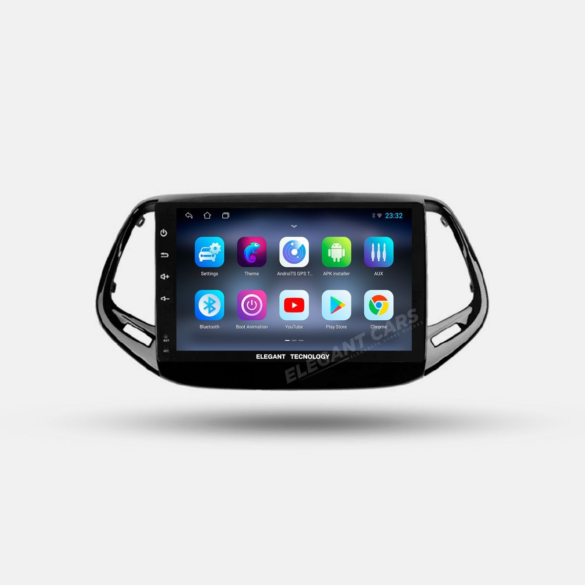 GENERICO - Autoradio Android Pantalla Jeep Compass 2016-2020 Carplay +Auto 4GB +64GB