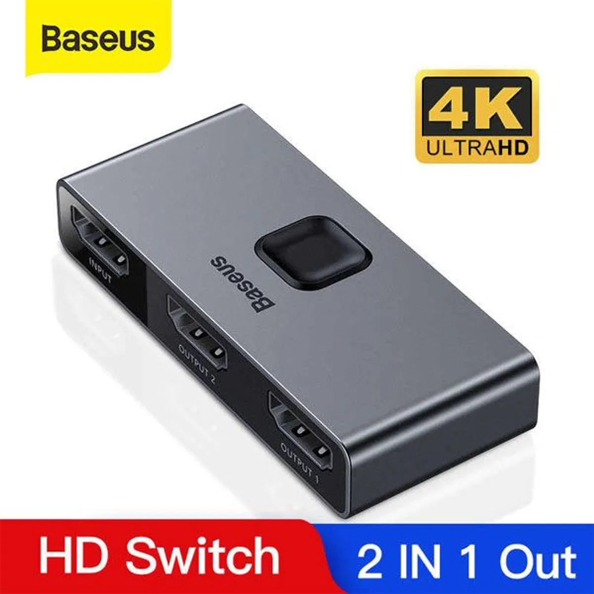 BASEUS - Adaptador Bidireccional 2en1 Baseus 4K HDMI PS5 TV Box S
