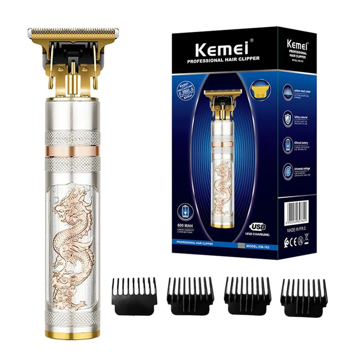 KEMEI - Maquina De Afeitar Inalambrica Kemei Km-762